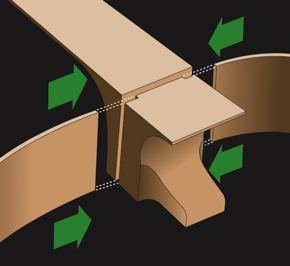 Технология крепления грифа Spanish Heel Neckjoint Технология крепления грифа Spanish Heel Neckjoint