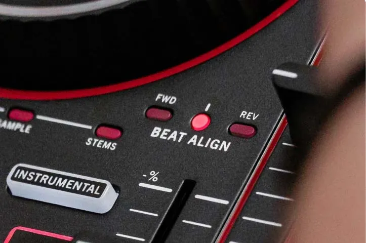 Numark Party Mix III - індикатори Beat Align
