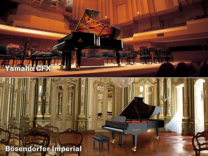 Yamaha CFX та Bösendorfer Imperial