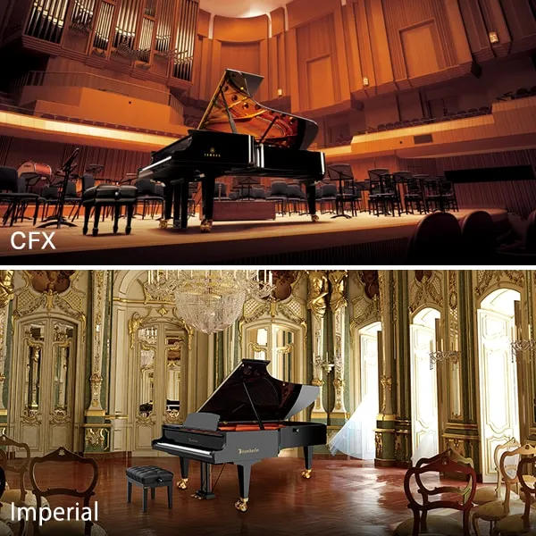 Yamaha CFX і Bösendorfer Imperial Yamaha CFX і Bösendorfer Imperial