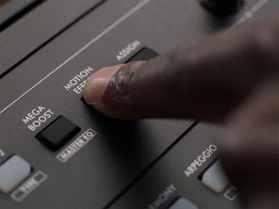 Функція Motion Effect на YAMAHA PSR-E483