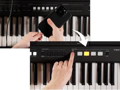 Функція Quick Sampling на YAMAHA PSR-E483