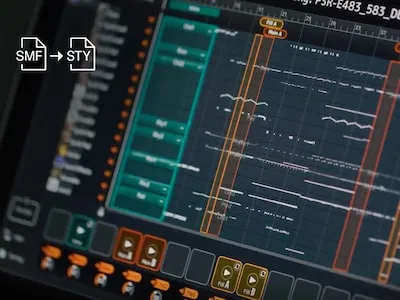 Додаток MIDI Song to Style для YAMAHA PSR-E483