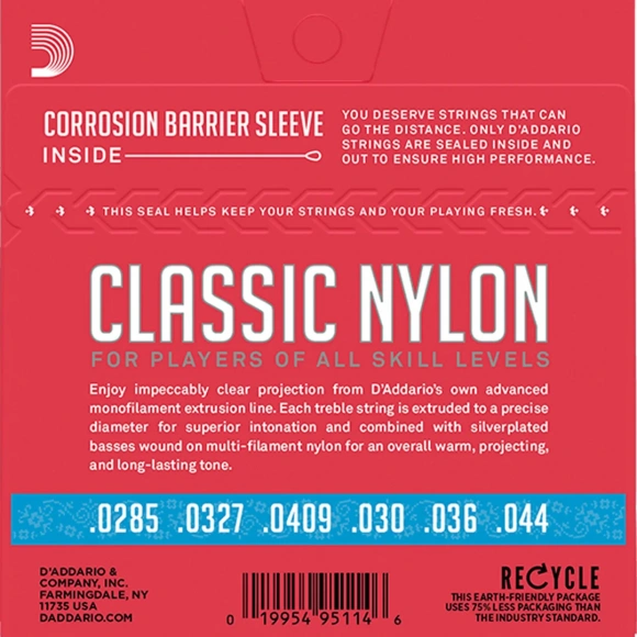 Струни D'Addario EJ27H Student Classics Hard Tension