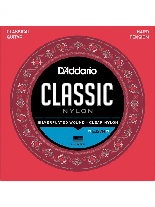 Струни Струни D'Addario EJ27H Student Classics Hard Tension