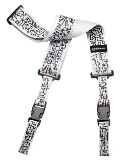 Dimarzio DD2242 Steve Vai Cliplock Art Strap White