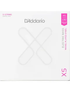 D'Addario XSB45130SL XS Nickel Bass Regular Light Super Long Scale 5-String (45-130)