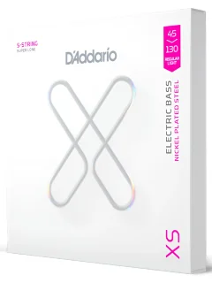 D'Addario XSB45130SL XS Nickel Bass Regular Light Super Long Scale 5-String (45-130)