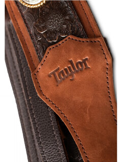 Taylor Guitars Grand Pacific 3" Nickel Concho Leather Strap