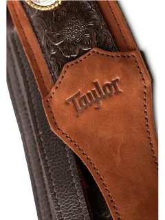 Taylor Guitars Grand Pacific 3" Nickel Concho Leather Strap