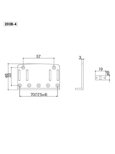 Бридж Gotoh 203B-4 (C)
