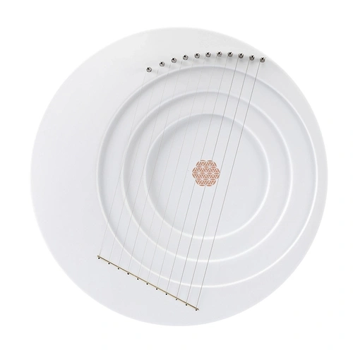 ЛІра ЛІра Hluru Full moon lyre 11 strings White