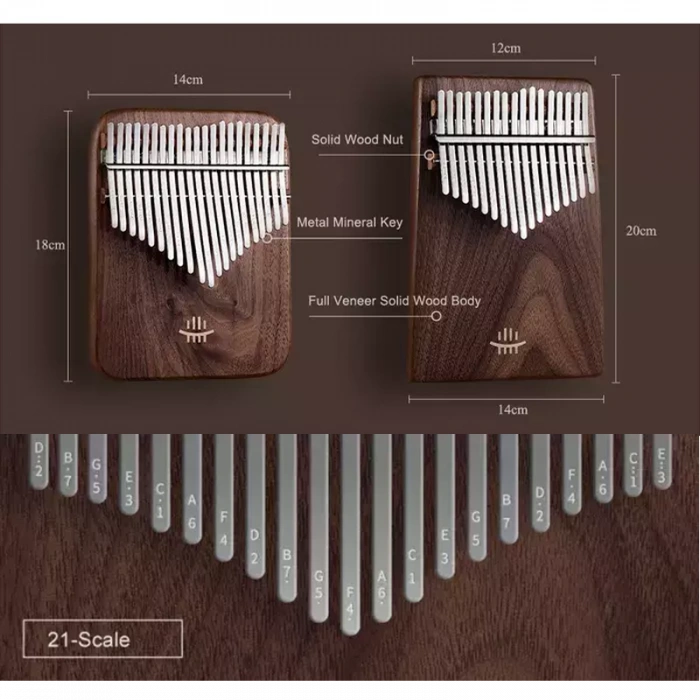 Калімба Калімба Hluru KY21 Black Walnut