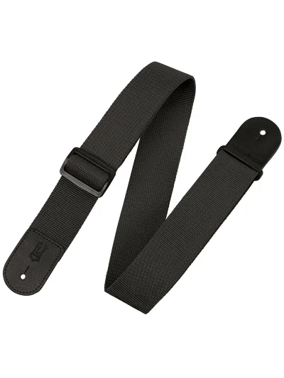 Ремінь для гітари Levy’s M8POLY-BLK Single Tone Solid Colored Poly Series (Black)
