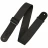 Levy’s M8POLY-BLK Single Tone Solid Colored Poly Series (Black)