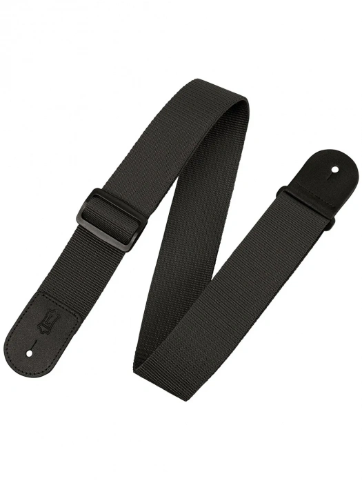 Ремінь для гітари Ремінь для гітари Levy’s M8POLY-BLK Single Tone Solid Colored Poly Series (Black)