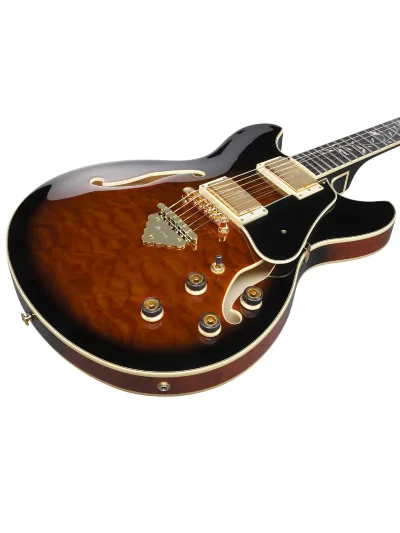 Напівакустична гітара Ibanez AS93QMSP DBS