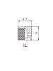 Ручка для потенціометра Paxphil NS004 Dome Control Knob Screw Type (Black)