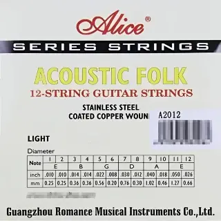 Alice A2012 12-strings 10-50