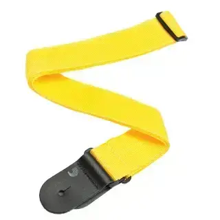 D'Addario PWS110 Polypro Guitar Strap (Yellow)