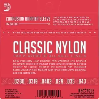 D'Addario EJ27N Student Classics Normal Tension