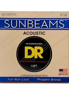 DR RCA-12 Sunbeam Acoustic Phosphor Bronze Light 12-54
