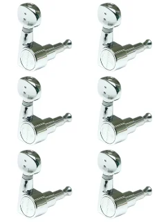 Graph Tech PRN-2731-C0 Ratio Electric 6 In-line Classic 2 Pin Chrome