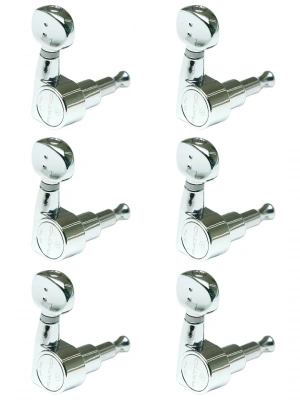 Graph Tech PRN-2731-C0 Ratio Electric 6 In-line Classic 2 Pin Chrome