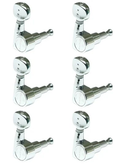 Кілки Graph Tech PRN-2731-C0 Ratio Electric 6 In-line Classic 2 Pin Chrome