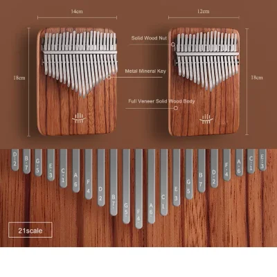 Калімба Hluru KY21 Red Rosewood