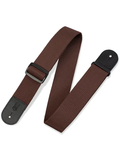 Ремінь для гітари Levy’s M8POLY-BRN Single Tone Solid Colored Poly Series (Brown)