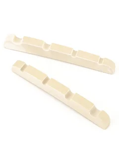 Fender Jazz Bass Pre-Slotted Micarta String Nut Set White