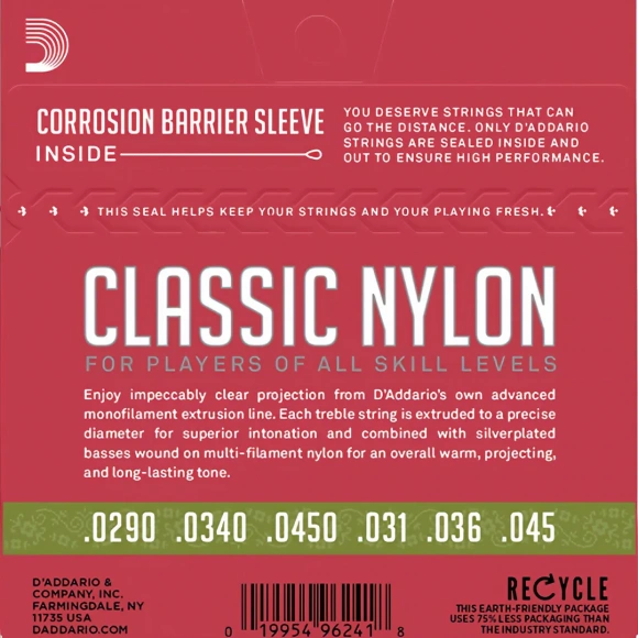 Струны D'Addario EJ27N 1/2 Student Classics Normal Tension 1/2 Струны D'Addario EJ27N 1/2 Student Classics Normal Tension 1/2