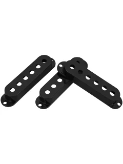 Dimarzio DM2000BK VIntage Strat Pickup Covers (Black)