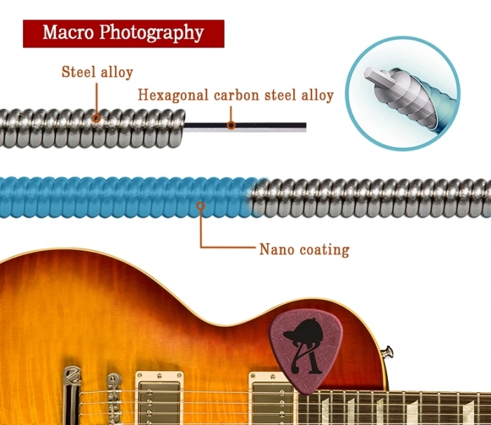 Струни Струни Orphee SE2X Nickel Alloy Super Light 9-42