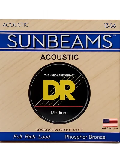 Струни DR RCA-13 Sunbeam Acoustic Phosphor Bronze Medium 13-56