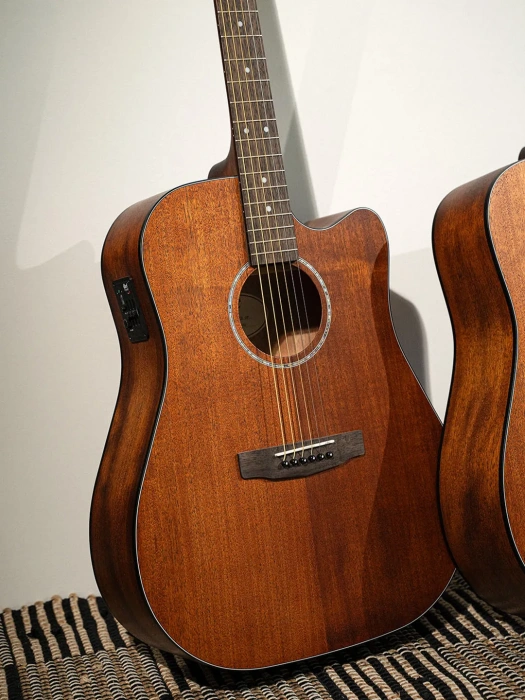 Електро-акустична гітара Електро-акустична гітара Cort Earth 60MCE (Open Pore)