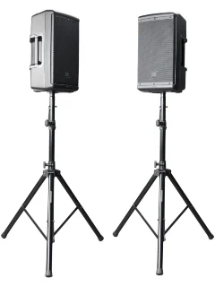 Gator Frameworks RI-SPKRSTDSET-200-AL - Aluminum Tripod Speaker Stand Set with Bag