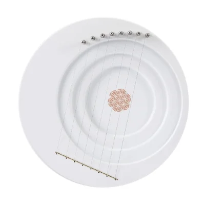 ЛІра Hluru Full moon lyre 8 strings White