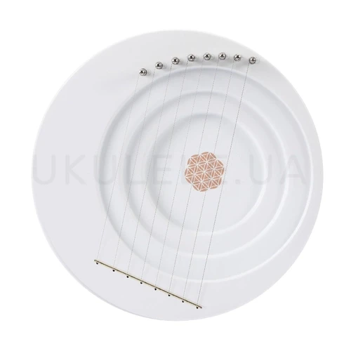 Лира Hluru Full moon lyre 8 strings White