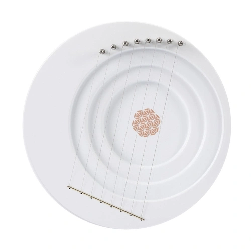 ЛІра ЛІра Hluru Full moon lyre 8 strings White