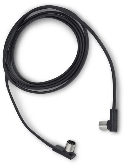 MIDI кабель RockBoard RBO CAB MIDI 200 BK Flat MIDI Cable Black 200 cm