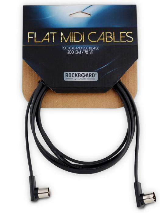 RockBoard RBO CAB MIDI 200 BK Flat MIDI Cable Black 200 cm