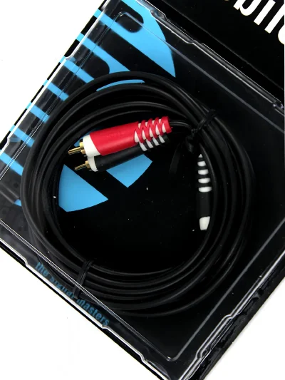 Інсертний кабель Klotz AY7 Y-Cable Stereo Mini Jack - RCA Black 3 m