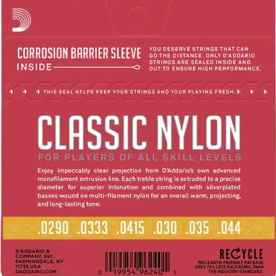 Струни D'Addario EJ27N 3/4 Student Classics Normal Tension 3/4