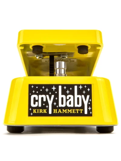 Гітарна педаль Dunlop KH95Y Kirk Hammett Cry Baby Wah Yellow Sparkle Edition
