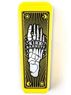 Dunlop KH95Y Kirk Hammett Cry Baby Wah Yellow Sparkle Edition