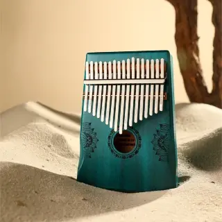 Hluru Huashu KHD17 Lotus Mahogany Blue (17 нот, червоне дерево)