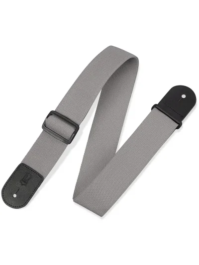 Ремінь для гітари Levy’s M8POLY-GRY Single Tone Solid Colored Poly Series (Grey)