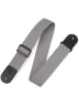 Ремінь для гітари Levy’s M8POLY-GRY Single Tone Solid Colored Poly Series (Grey)